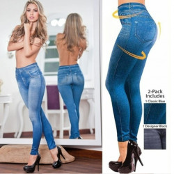 Жіночі джинси, що коректують, джинси Джеггінси Slim n Lift Caresse jeans для будь-якого типу фігури.