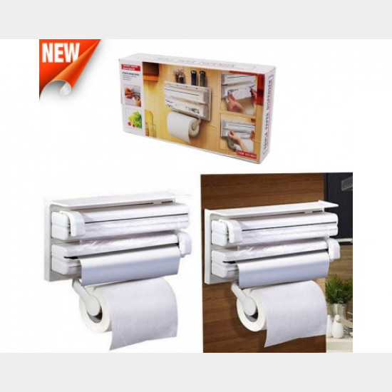 Кухонний диспенсер для плівки, фольги та рушників Triple Paper Dispenser (24)