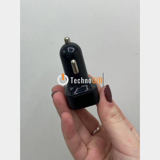 Заряджання Адаптер Car Usb HC1 9001 (Вольтметр-2.1) HZ (200шт)