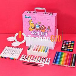 Кольорові олівці для малювання (Рожевий) Art Set, 57pc