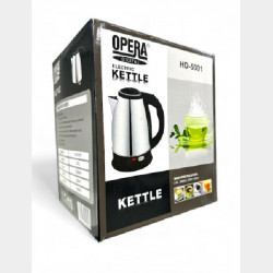 Електрочайник OPERA HD5001 2,0л (Метал 1500Вт 220V/50Hz) (12шт)