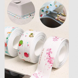Водонепроницаемая клейкая лента для ванной, кухни, душа Waterproof Tape с рисунком
