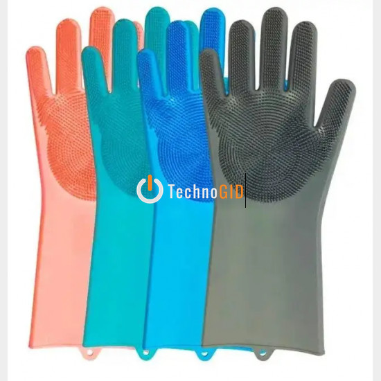 Рукавички для миття посуду Gloves for washing dishes (W-49) 