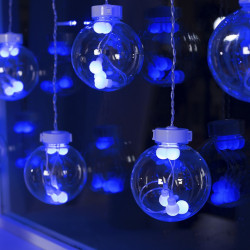 Гирлянда штора улица 300LED (RD097) 3m*2m Синий