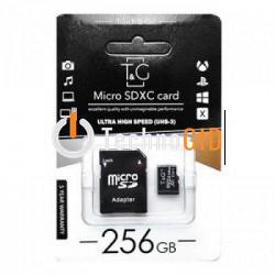 Картка пам яті micro SDHC 256 GB T&G (class10) (UHS-3) (з адаптером)