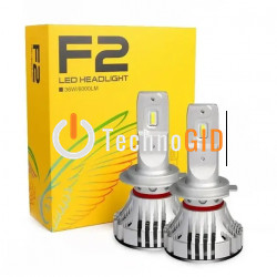 LED лампи для фар F2 H11 Solar 