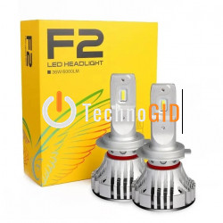 LED лампи для фар F2 H7 Solar 