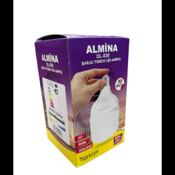 Фонарик лампочка ALMINA DL-030 30W