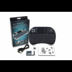 Беспроводная клавиатура Mini Keyboard Backlit с тачпадом i8