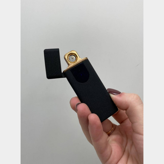 Зажигалка USB Lighter (Черный) / ART-0485-3 (заказ от 10шт) (200шт)