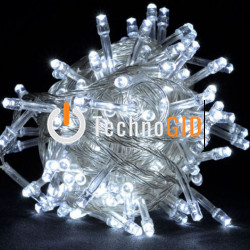 Гірлянда RD-7054 200LED ВУЛИЦЯ Провід-Білий, Колір ламп-Білий (50)