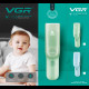 Дитяча вакуумна машинка для стрижки Baby Hair Trimmer VGR V155 (Зелений / блакитний ) 