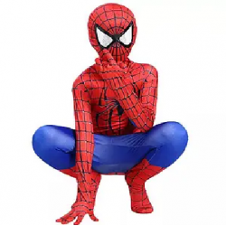Spider Man Комбинезон + Балаклава Человек Паук Костюм Мен Спайдер (M – 110-120см) (1ящ. = 80шт.)