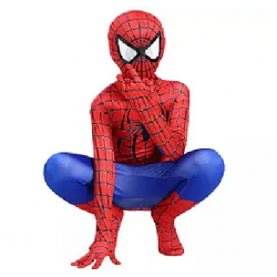 Spider Man Комбинезон + Балаклава Человек Паук Костюм Мен Спайдер (M – 110-120см) (1ящ. = 80шт.)