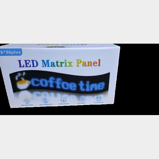 Гнучкий екран LED Matrix Pane APP wifi rgb 192mm 898mm (18)