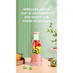 Аккумуляторный блендер-бутылка для смузи Mini Juicer 380мл