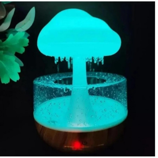 Нічник-зволожувач з ефектом дощу Cloud Rain Humidifier 