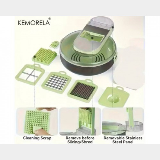Овочерізка, подрібнювач для овочів та фруктів 9в1 Vegetable Cutter C351 (24)