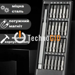 Набір викруток 25 в 1, магнітні біти Phillips Torx Hex Precision DIY розбірний мінічохол 6024