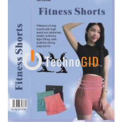 Фітнес шорти Fitnes Shorts (SEK-888) (універсал) (Чорний) 