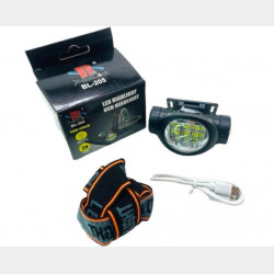 налобный фонарик X-BAIL BL-205-6SMD (USB micro charge)