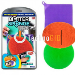 Силіконові мочалки для кухні Better sponge 3в1 (Розмір S) / ART-0455  