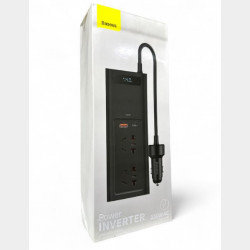 Автомобиль Преобразователь инвертор Inverter BASEUS CRNBQ-A01 150W AC (2=220В/1=USB/1=TypeC) )