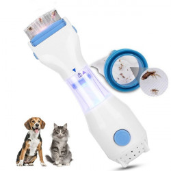 Электрическая расческа для удаления вшей и блох V-Comb Licetec у животных LK202209-49 (60)