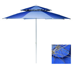 Зонт 3м двойной клапан Синий HYG1837-1blue