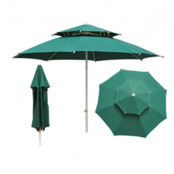 Зонт 3м двойной клапан Зеленый HYG1837-1green