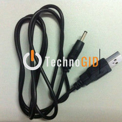 Шнур USB 5v- 12V 2.1mmx5.5mm штекер(1000)