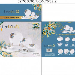 Посуд 32 предмети Leebull 3468