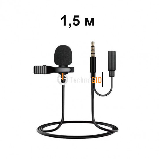 Мікрофон петличка для смартфона Lavalier Micro Phone JH-043-A 3.5 AUX