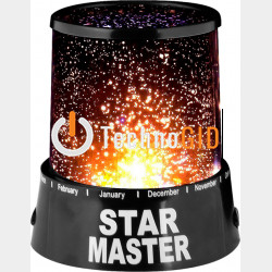 Проектор зоряного неба Star Master Чорний 