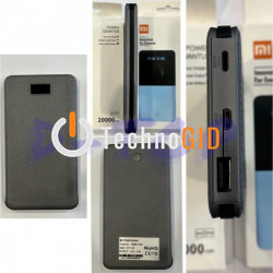 №004 Power Bank Mi 20000 mAh/ 2 Usb/ 1 Type-C/ 2 Micro-USB/ 1 Lightning 