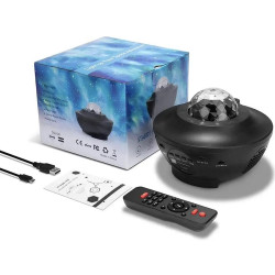 Ночник проектор звездного неба Star Projector Light RGB / ART5037 (Новогодний свет)