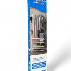 Вешалка для одежды Clothes Rack Up (178*60*26см/Черный/5ШАР) / 6013-5
