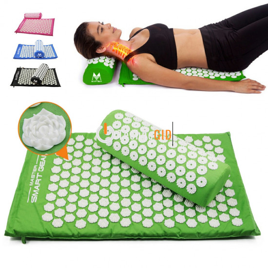 Акупунктурна подушка-килимок для зняття стресу напруги Acupressure Mat (30)