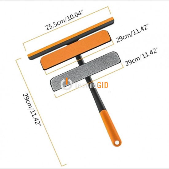 Багатофункціональна щітка/скребок для очищення вікон 3 в 1