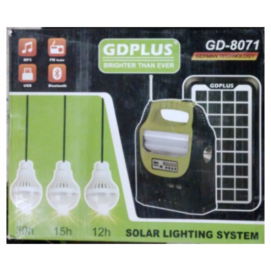 Фонарь GD-8071 Solar lighting System