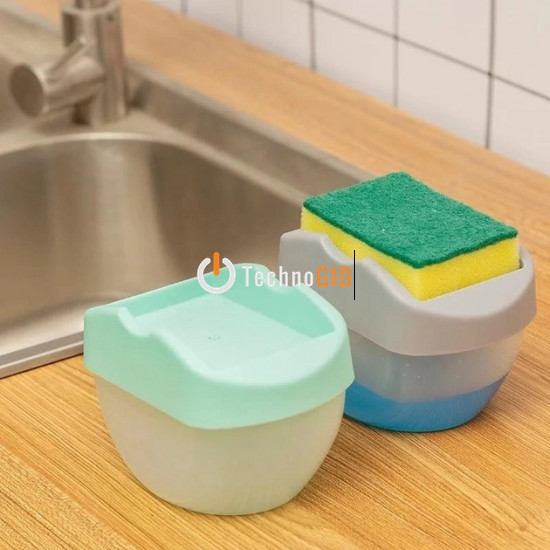 Дозатор мила (замочування) Soap Pump Sponge Caddy  ART-0364