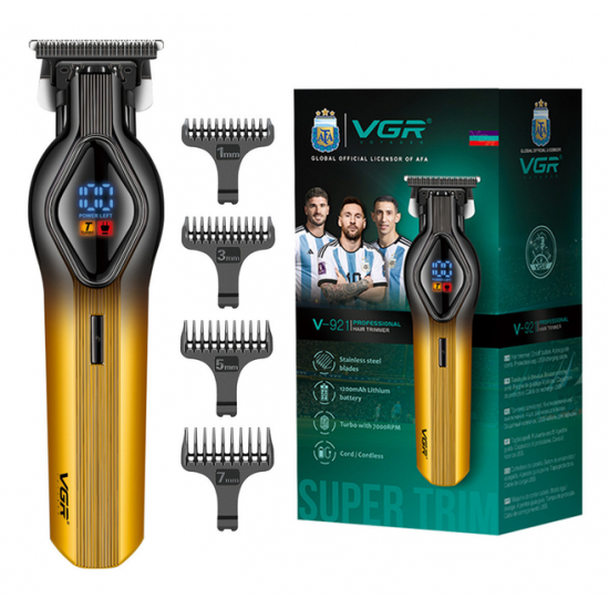 Машина Для Стрижки VGR V921 (Золотий, Синій) 