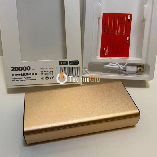 Power Bank 20000 mAh K-206  