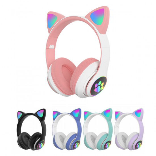 Бездротові Bluetooth навушники Cat Ear STN-28 (Велика упаковка) Бездротові Bluetooth навушники Cat Ear STN-28 (Велика упаковка)