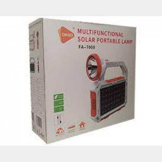 Ліхтар OKGO FA-7009 Multifunctional solar portable lamp