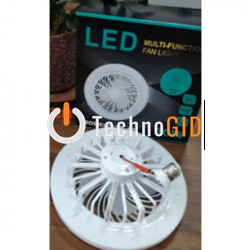 Лампа - вентилятор у патрон LED Multi-Function Fan Light LK22 без пульта 