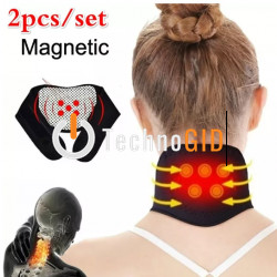 Турмаліновий шийний бандаж із магнітами SUNROZ Self Heating Neck Guard Band