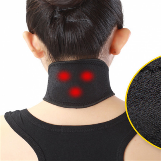 Турмалиновый шейный бандаж с магнитами SUNROZ Self Heating Neck Guard Band Турмалиновый шейный бандаж с магнитами SUNROZ Self Heating Neck Guard Band