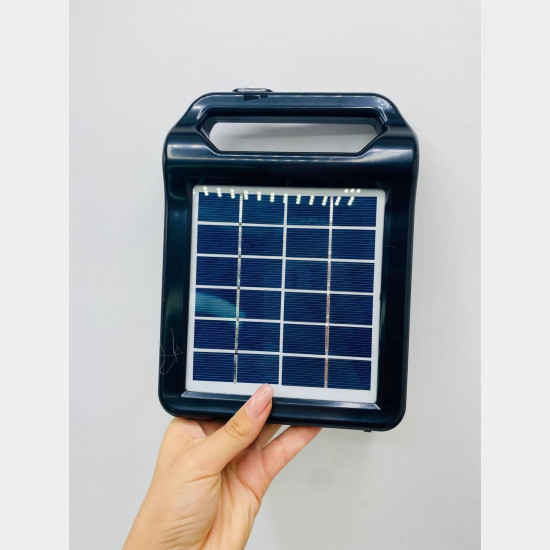 Фонарь-Power Bank-радио с солнечной панелью 9V 3W EP-035