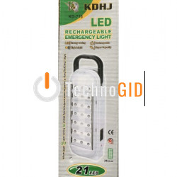 Ліхтар, лампа KD-713 Rechargeable Emergency Light 21 LED